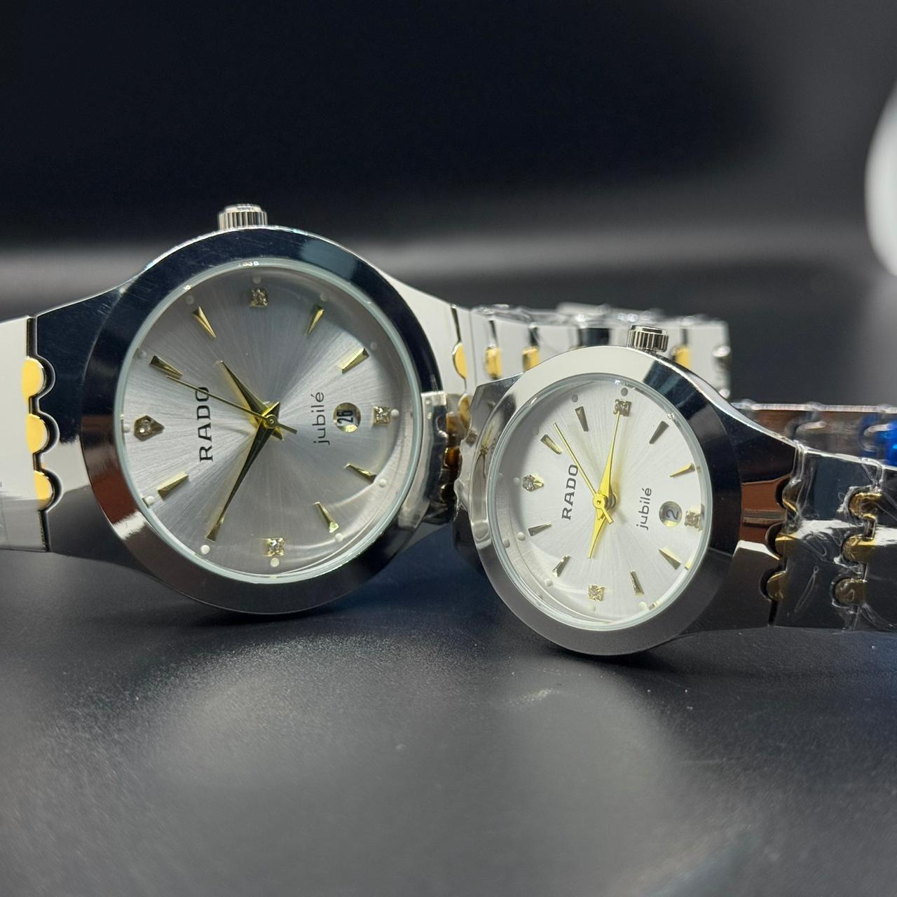 RADO couple watch jublie with white dial DATE just